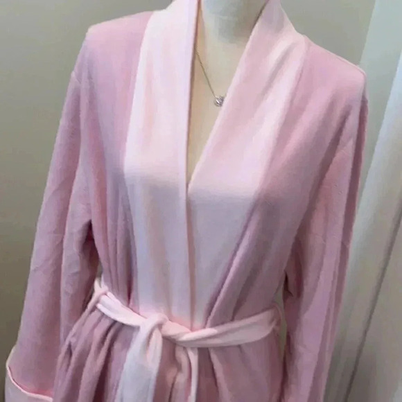 Pajamagram Light Pink Fleece Wrap Robe - Picture 3 of 4